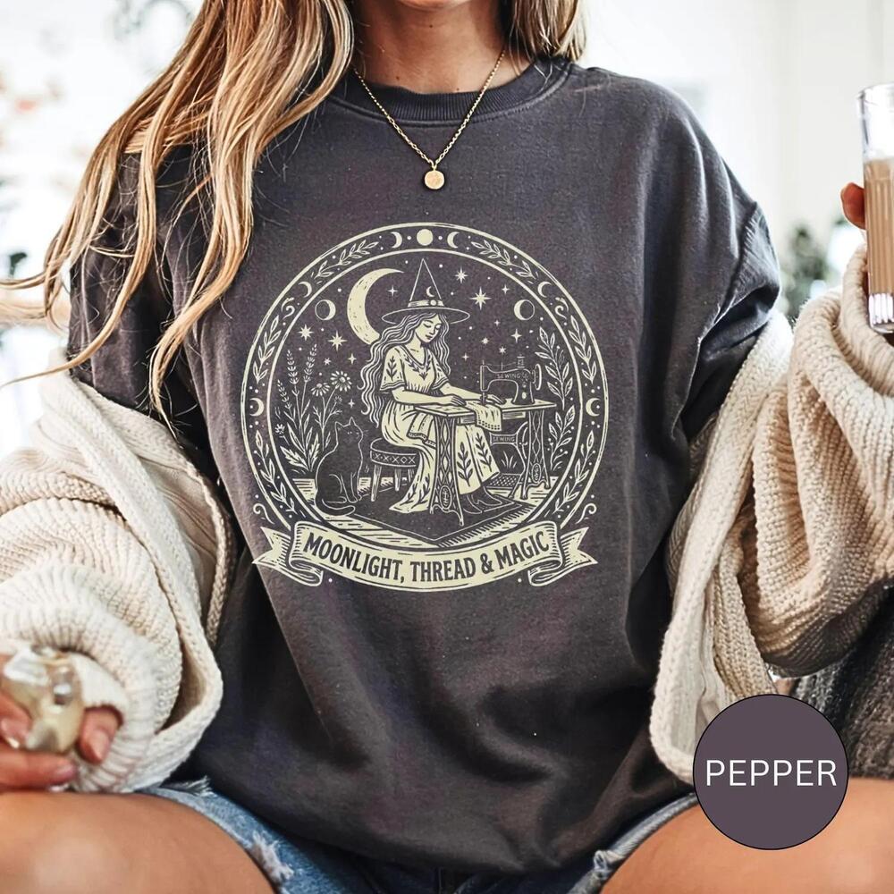 Witch T-Shirt, S, Funny Witch Shirt, Women Halloween Tee, Witchy Vibes Shirt
